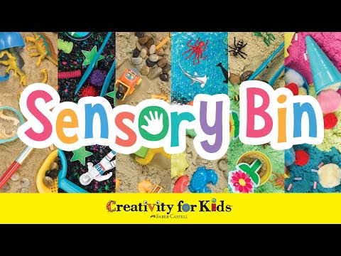 Sensory Bin Ocean and Sand