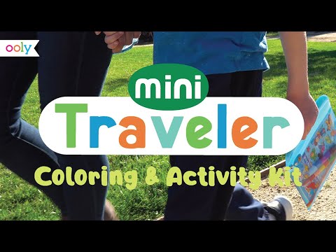 Mini Traveler Coloring & Activity Kit - Superkids