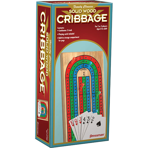 Folding Cribbage W/Cards In Box Sleeve