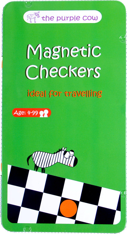 Magnetic Travel Game - Checkers