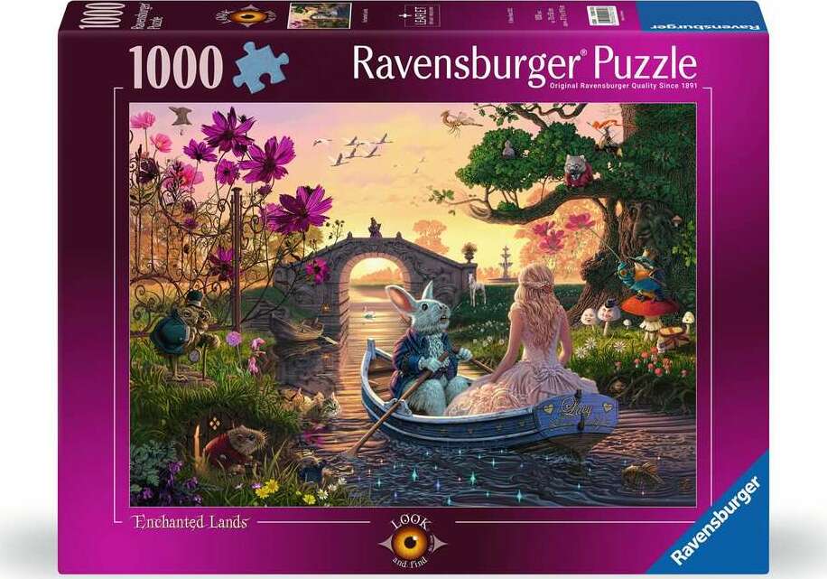 Look and Find Enchanted Lands 1000 Piece Puzzle