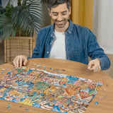 Jigsaw Puzzle Christmas Cookie Village - 1000 Pieces Puzzle