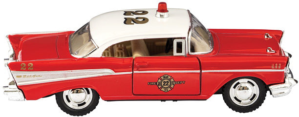 Die Cast Fire/ Police Bel Air (assorted)