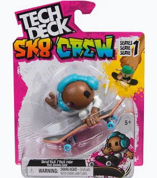 Tech Deck Sk8 Crew, Exclusive Fingerboard with Assistive Figure