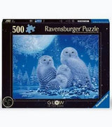 Owls in the Moonlight 500 pc Glow in the Dark Puzzle