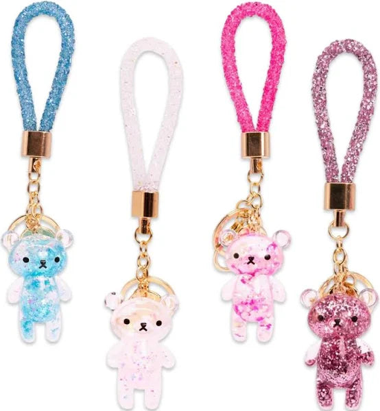 Glitter Bear Keychain