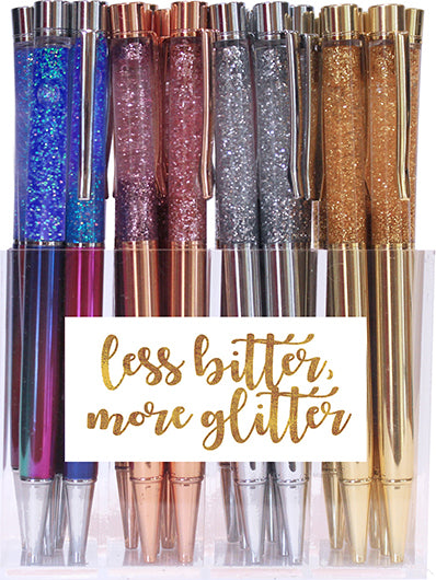 Less Bitter More Glitter Pens