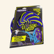 Spin Master Aerobie Bounce Disc shown in retail packaging with a purple-and-yellow disc, bold “Throw, Bounce, Catch” text, Vortex Spring Core callout, and action graphics showing the disc bouncing during outdoor play.