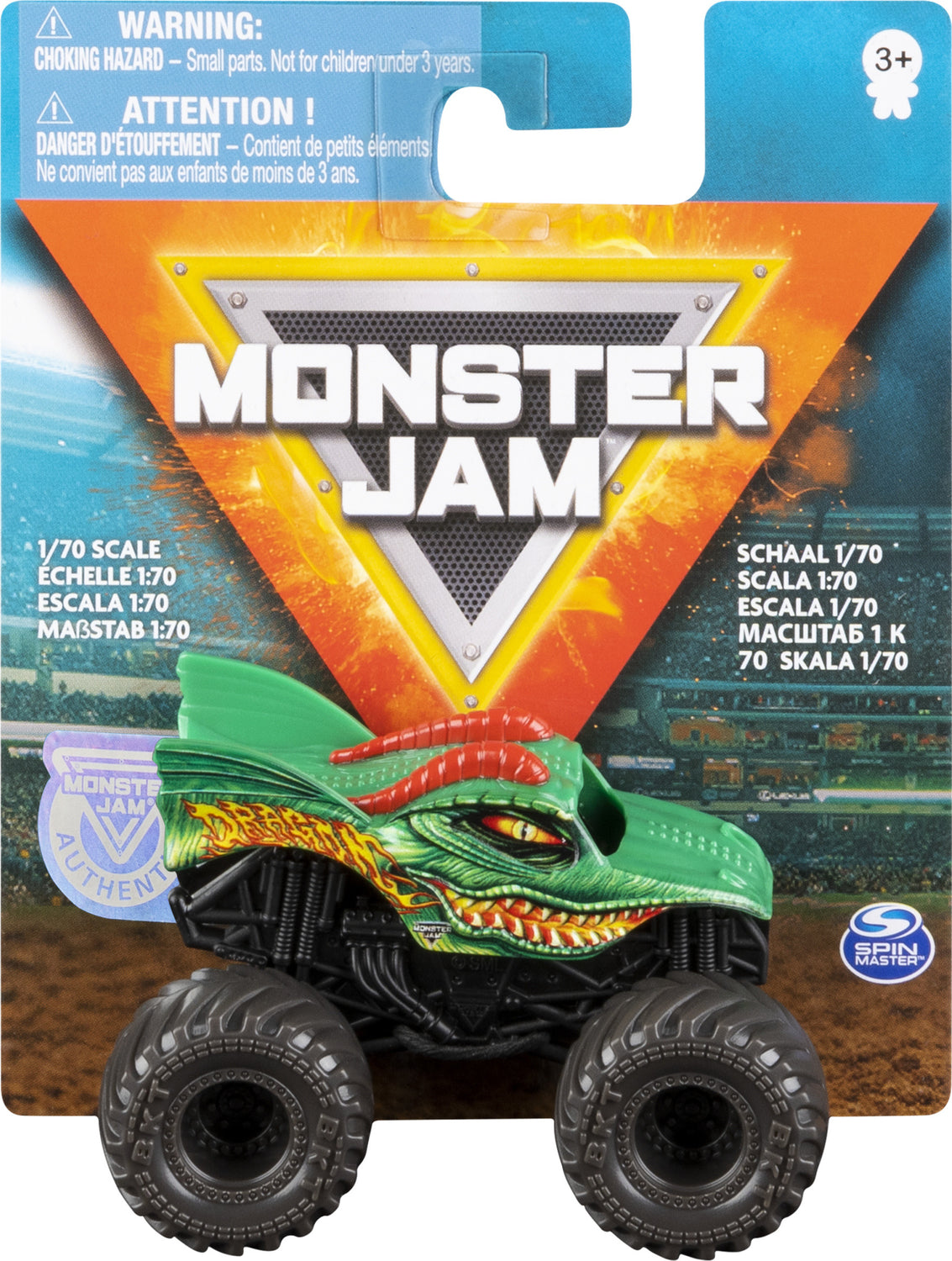 Monster Jam, Dragon Monster Truck, 1:70 Scale