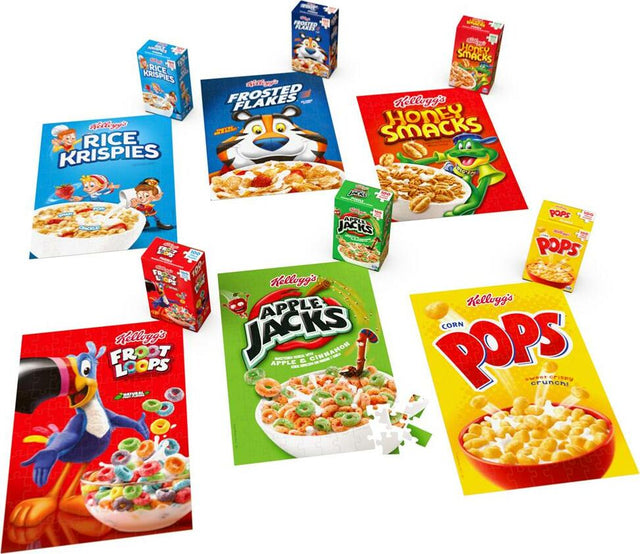 Kellogg's - Fun Pack Puzzles 6 Square Cereal Boxes