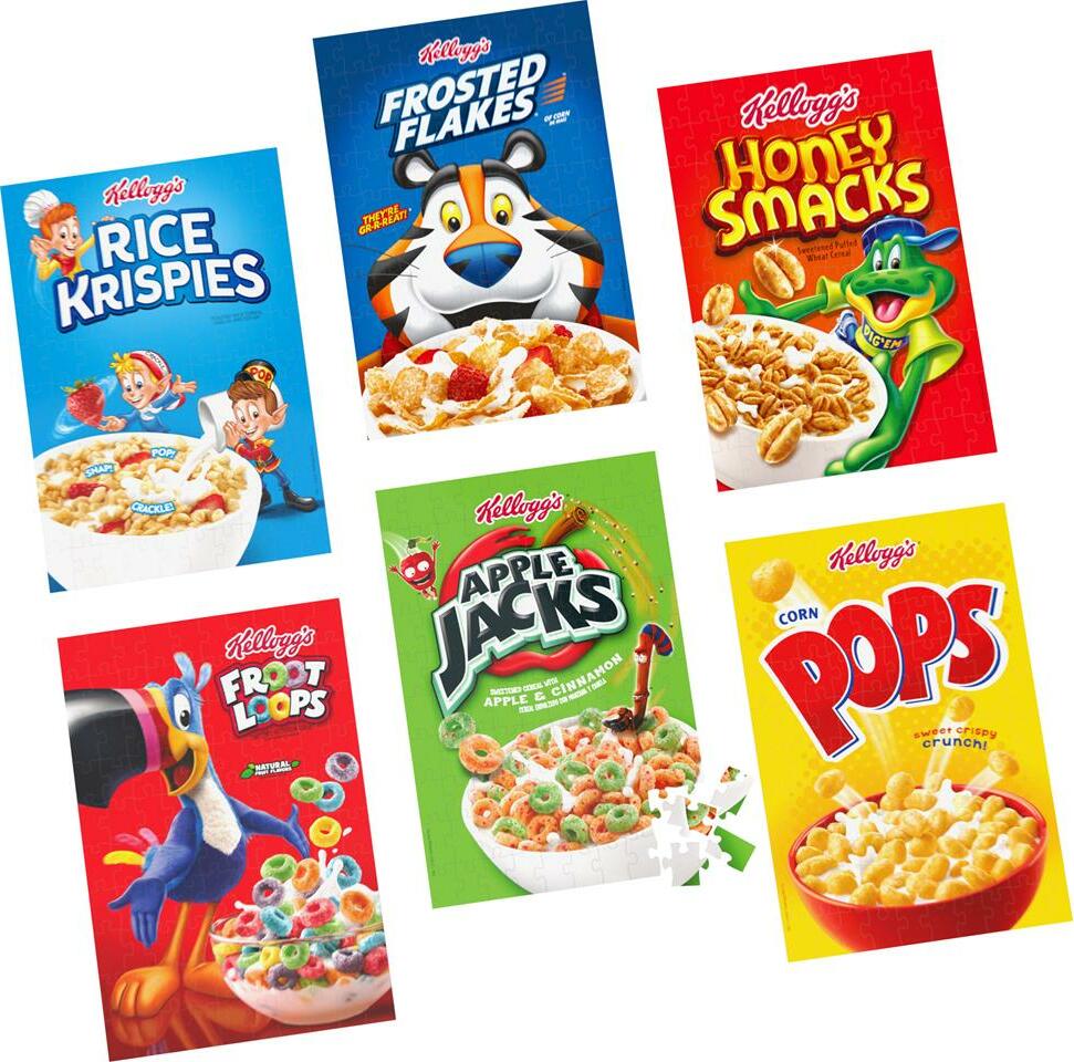 Kellogg's - Fun Pack Puzzles 6 Square Cereal Boxes