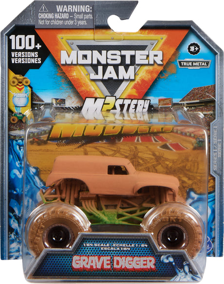 Monster Jam , Mystery Mudders, Official Die-Cast Monster Truck 1:64 Scale (Styles Will Vary)