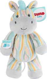 Safari Friends Zebra Pull-Down Musical Plush (Plays Brahms` Lullaby), 12-Inch