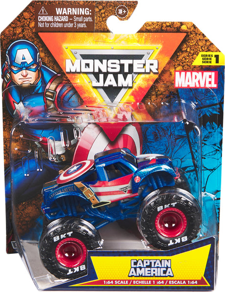 Monster Jam Marvel Captain America