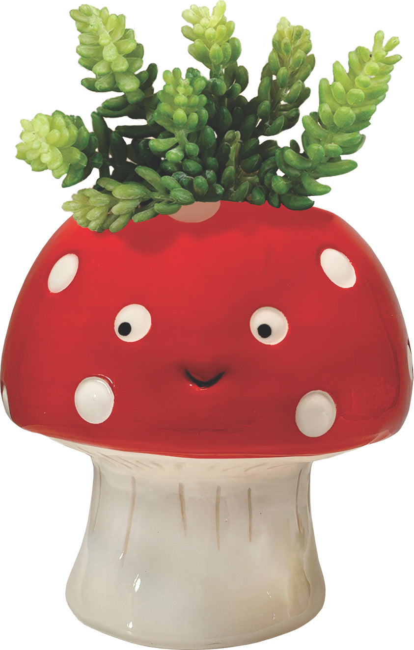 Kawaii Mushroom Planter- Small