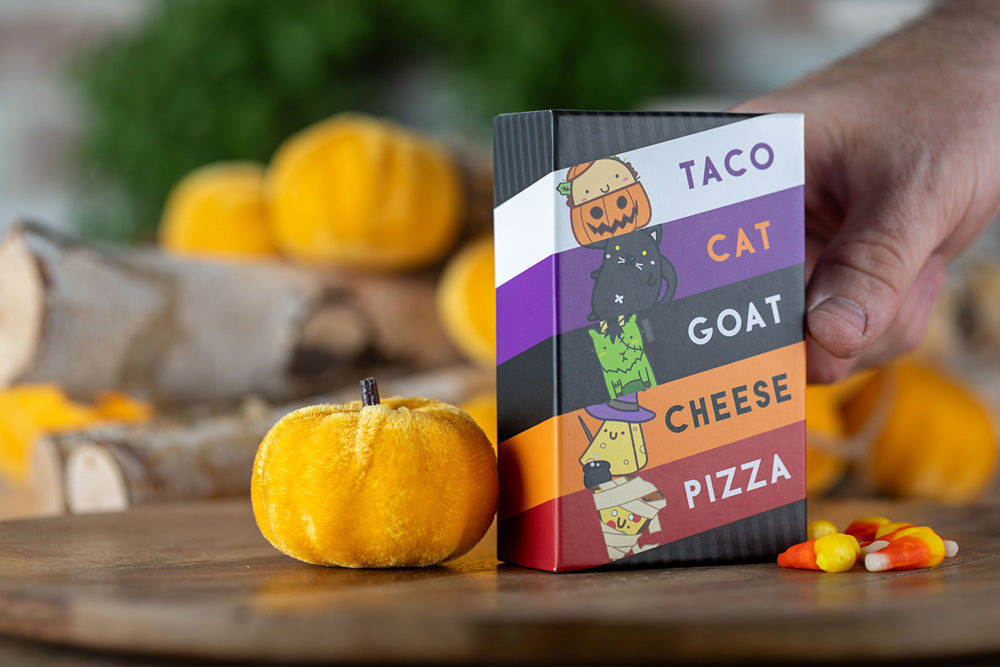 Taco Cat Goat Cheese Pizza Card Game - Halloween Special Edition