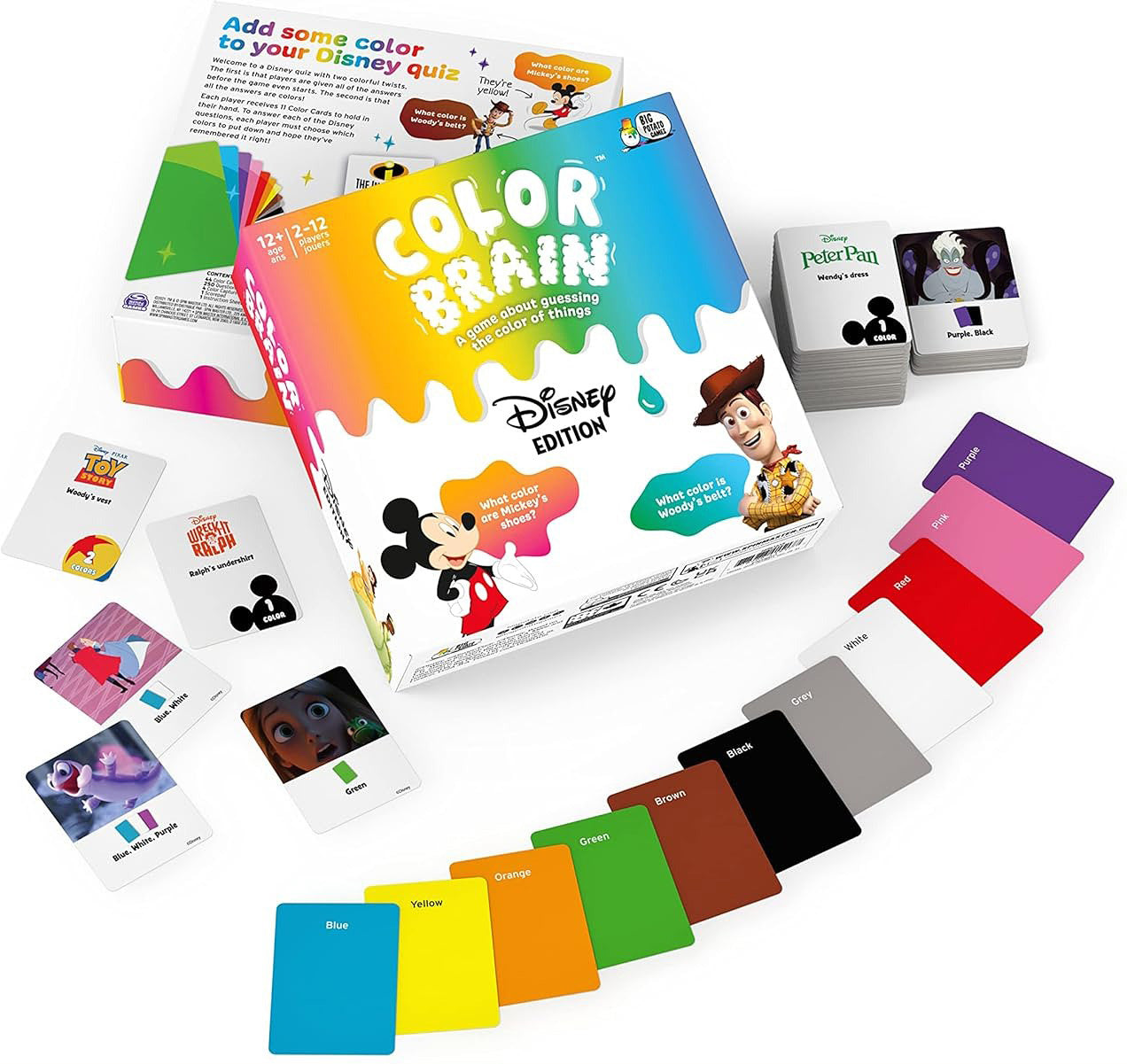 Disney Edition Colorbrain, The Ultimate Board Game for Families 