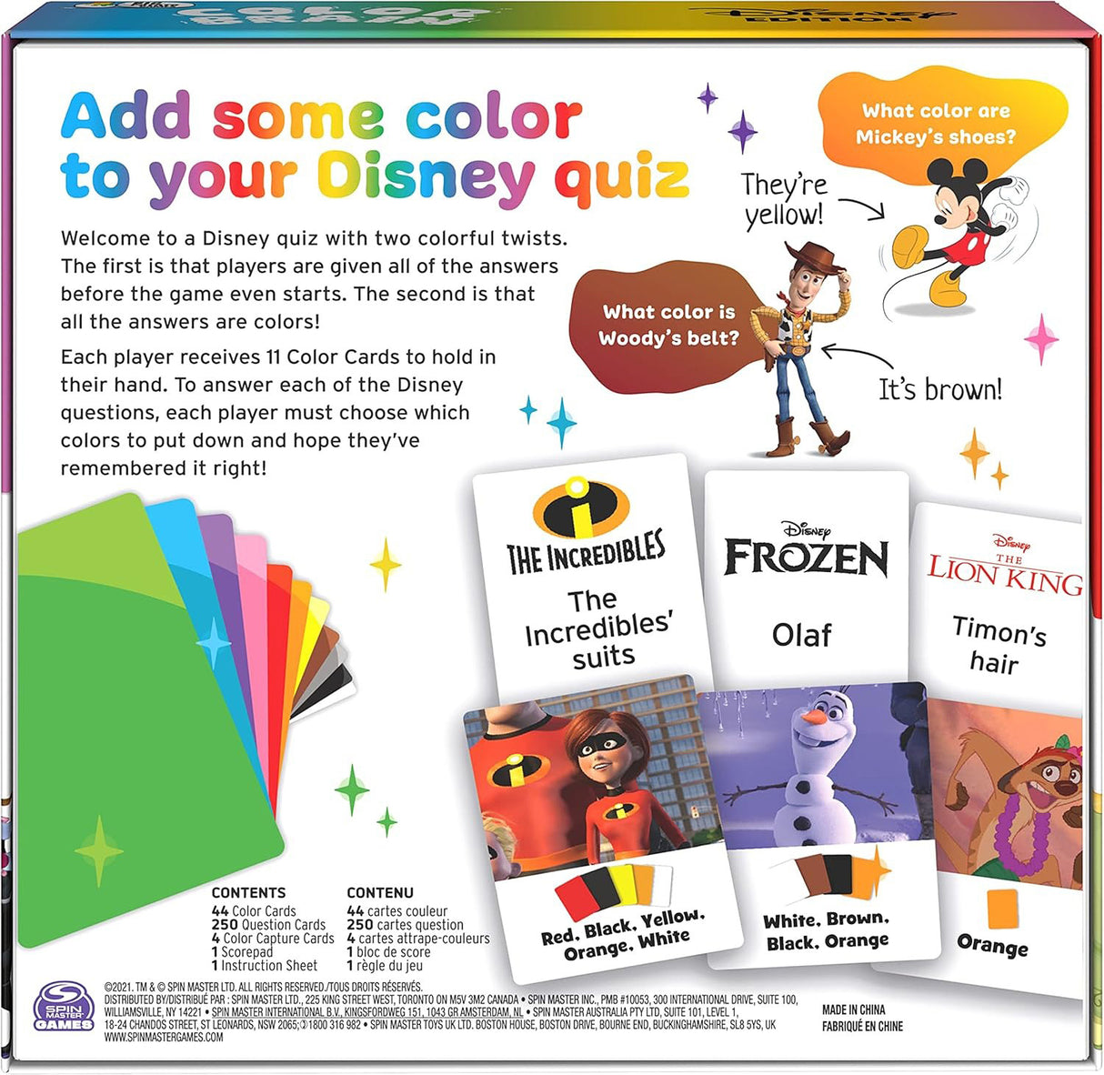 Color Brain - Disney Edition Game