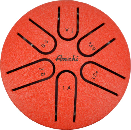 Red Steel Tongue Drum