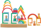 Rainbow Wooden Blocks