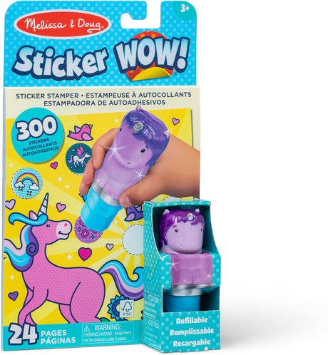 Sticker WOW! Activity Pad & Sticker Stamper - Purple Unicorn