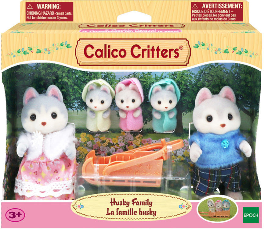 Calico Critters Husky Family