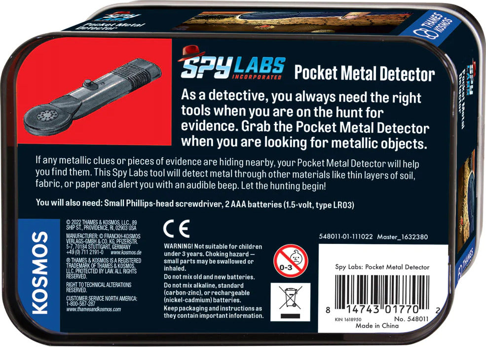 Spy Labs: Pocket Metal Detector