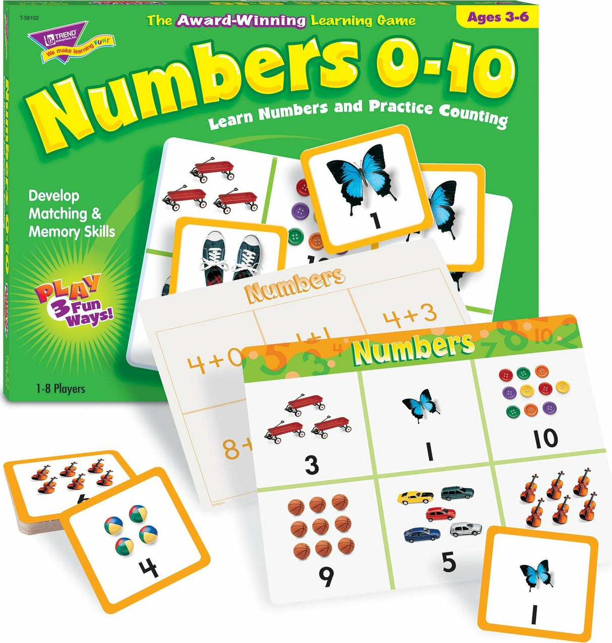 Numbers 0-10 Match Me Game