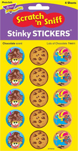 Lots Of Chocolate/ Chocolate Stinky Stickers, 60 Ct