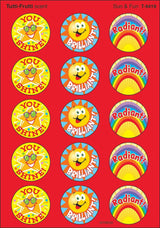 Sun amd Fun/ Tutti-frutti Stinky Stickers, 60 Ct