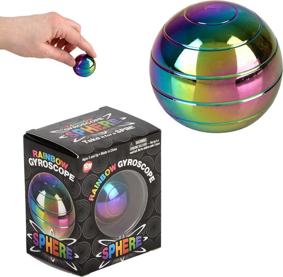 1.5" Rainbow Gyroscope Sphere