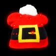 Santa Belt Light-up Beanie Hat