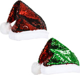 Flip Sequin Santa Hat 16"