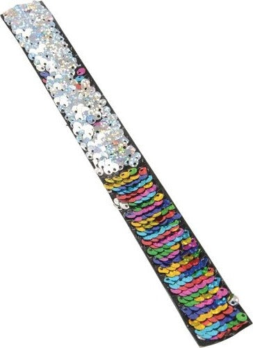 Rainbow Sequin Slap Bracelet (sold single)