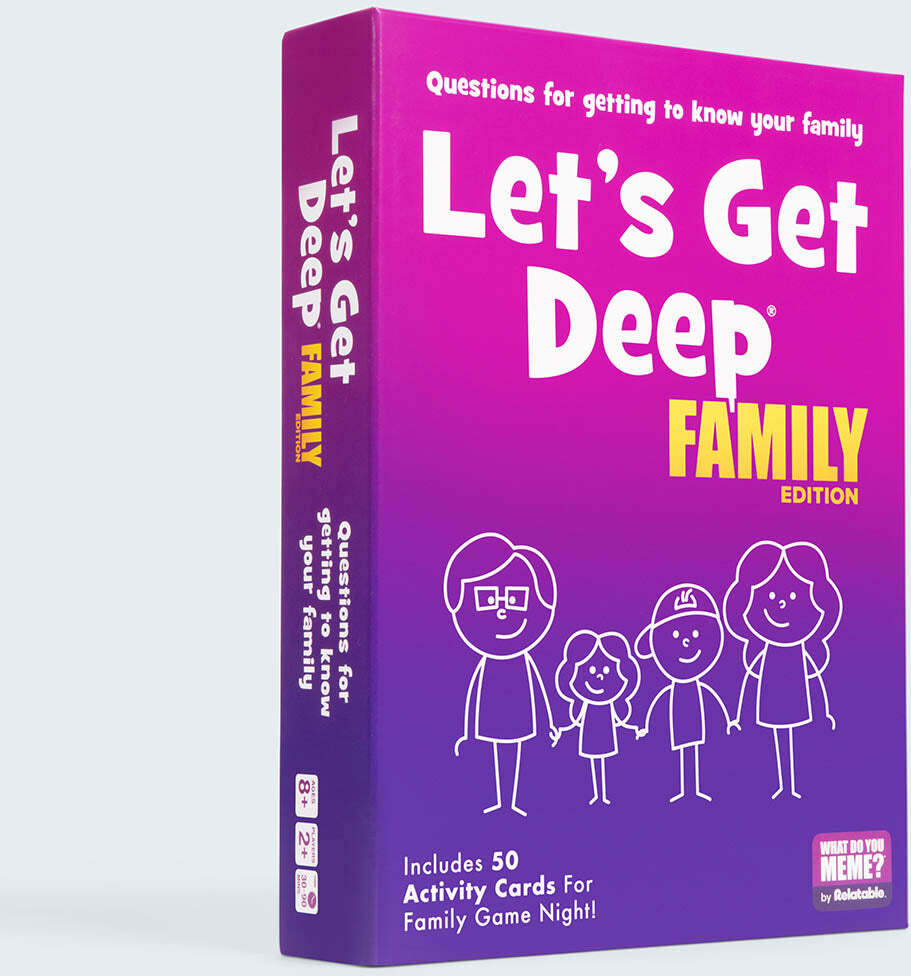 Let's Get Deep Family Edition - Family Conversation Cards