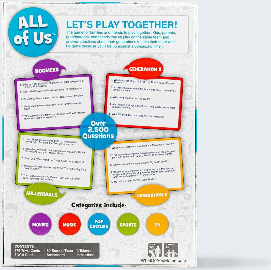 All of Us - Family Trivia Card Game for All Generations