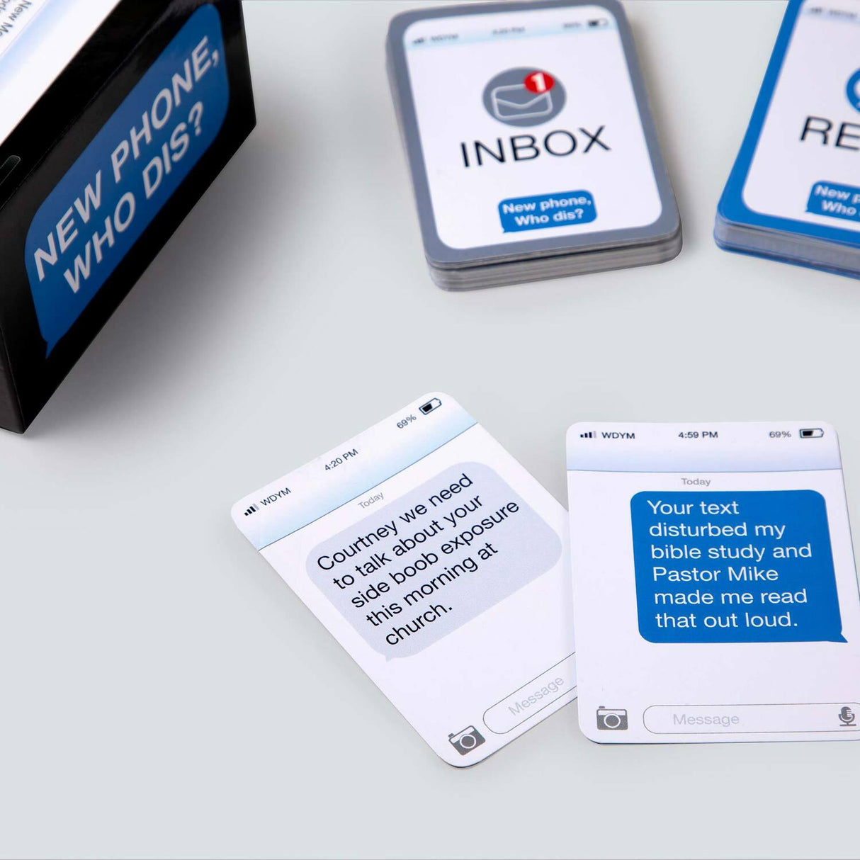 New Phone, Who Dis? - Text Message Card Game