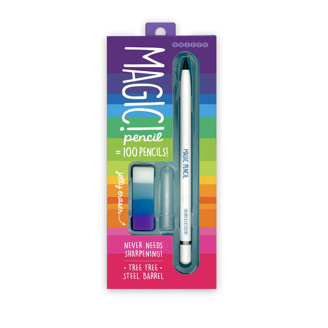Magic Pencil & Eraser Set - White