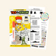 Yes & Know Classic Games invisible ink activity book shown with an orange magic marker and sample puzzle pages featuring bingo, battleship, trivia, mazes, and hidden-answer games.