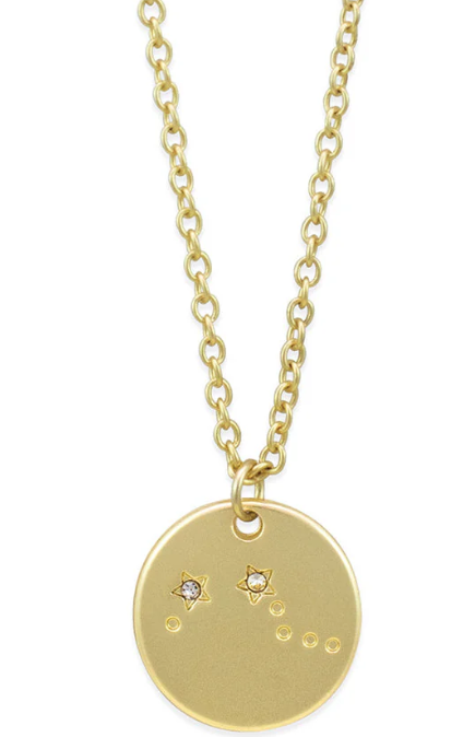 Zodiac Necklace - Gold - ARIES